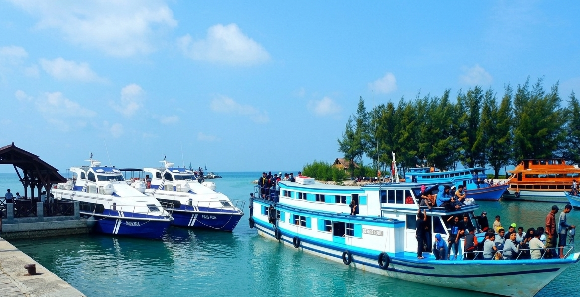 Perbedaan Kapal Reguler dan Kapal Wisata ke Kepulauan SeribuTidung Lagoon